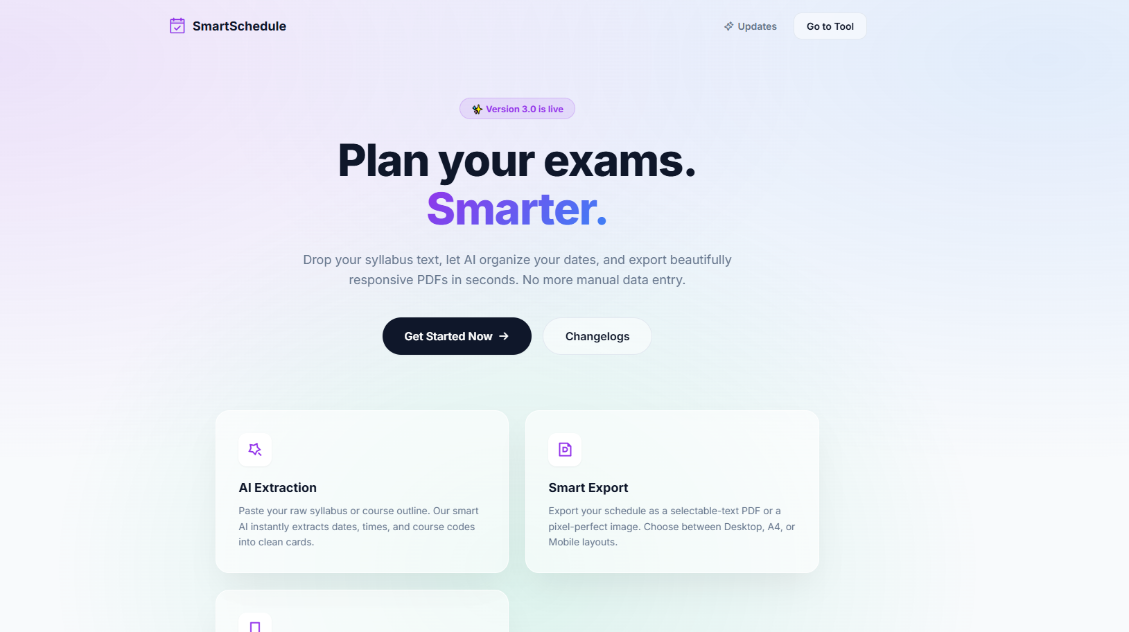 Smart Schedule